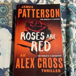 Roses Are Red by James Patterson - Orange & Black Paperback Thriller